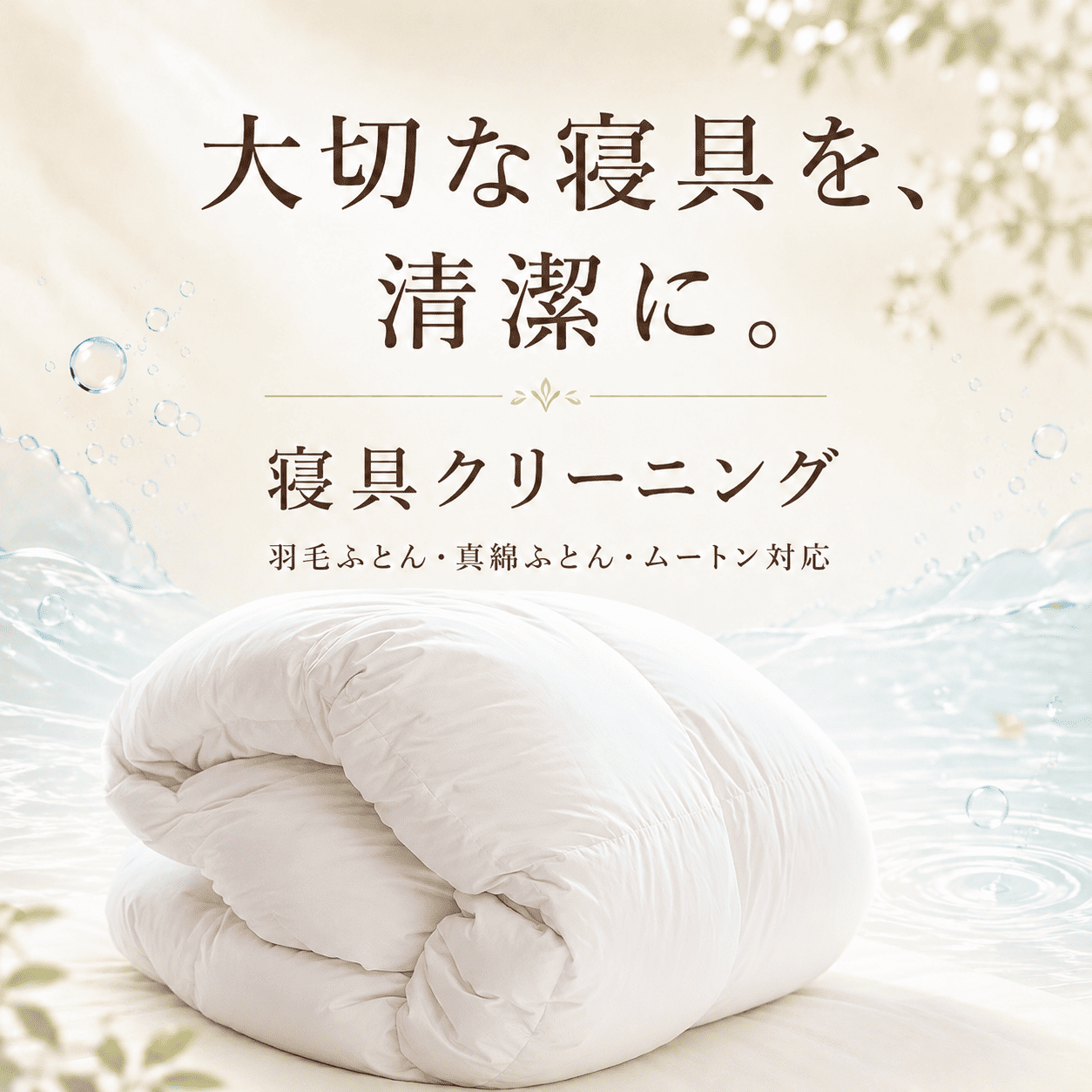 寝具メンテナンス