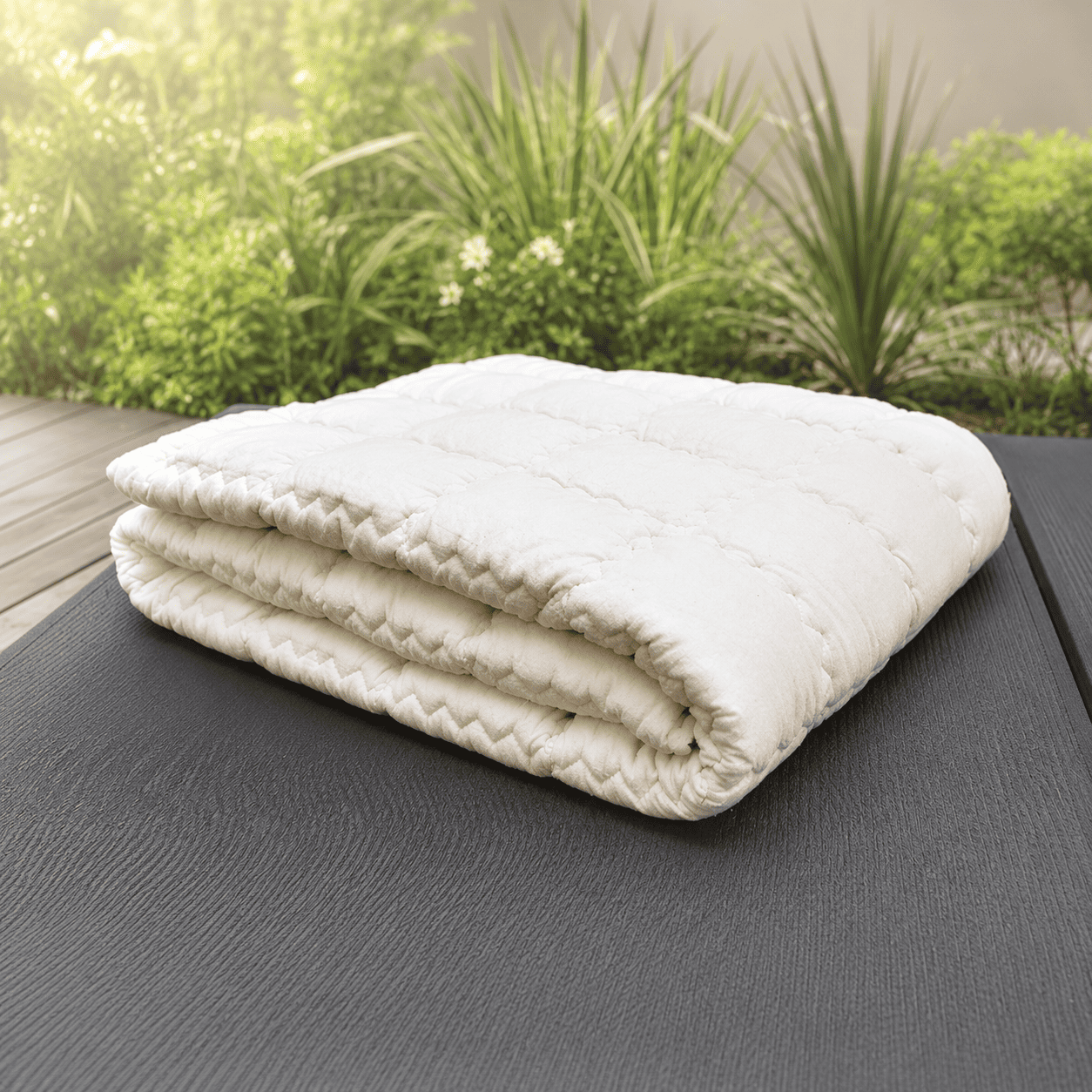Original washable cotton bed pad made in Japan