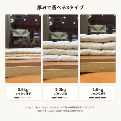 Original SOS washable wool bed pad 1.0kg