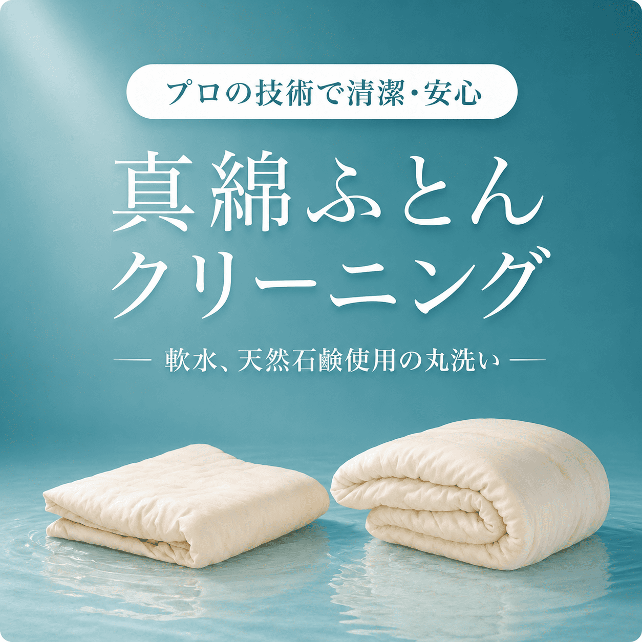 真綿ふとん丸洗いクリーニング