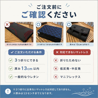 丸洗いできるウレタンマットレスクリーニング